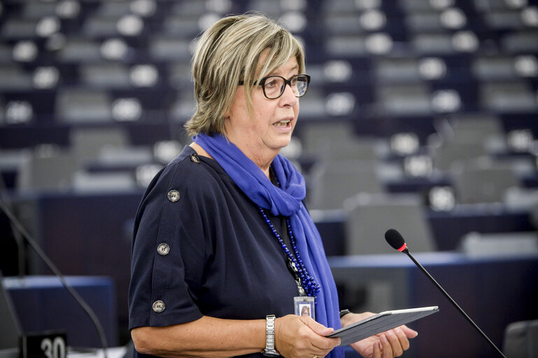 Foto 11: EP Plenary - Statement by the President of the Commission Debate on the State of the Union 2018