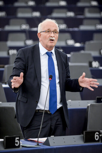 Foto 3: EP Plenary - Statement by the President of the Commission Debate on the State of the Union 2018