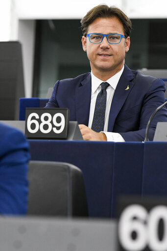 Angelo CIOCCA in the EP in Strasbourg