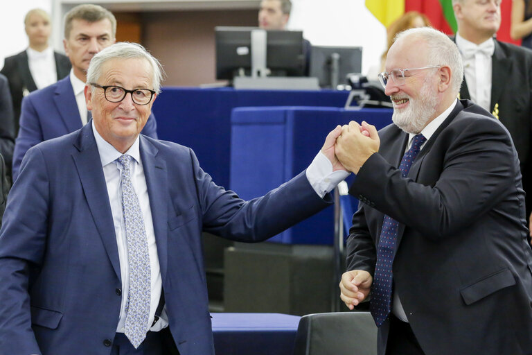 Fotografia 6: State of the Union 2018 -  statement by Jean-Claude JUNCKER, President of the EC