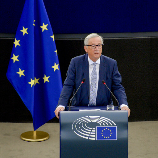 Foto 11: State of the Union 2018 -  statement by Jean-Claude JUNCKER, President of the EC