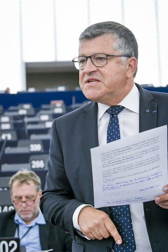 Foto 15: EP Plenary - Statement by the President of the Commission Debate on the State of the Union 2018