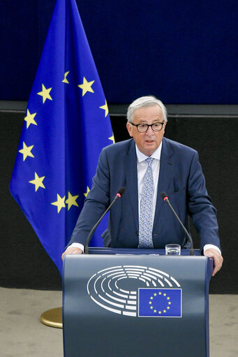 Foto 7: State of the Union 2018 -  statement by Jean-Claude JUNCKER, President of the EC