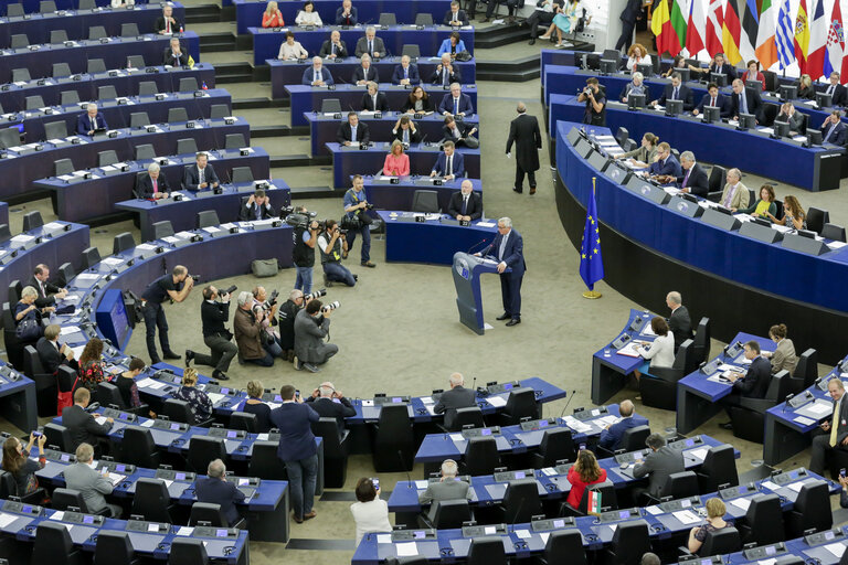 Fotografia 14: State of the Union 2018 -  statement by Jean-Claude JUNCKER, President of the EC