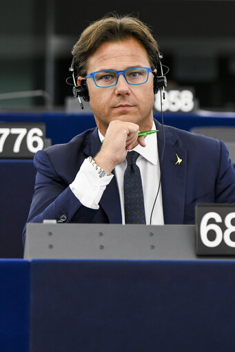 Fotografija 6: Angelo CIOCCA in the EP in Strasbourg