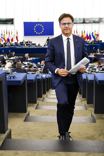 Fotografija 3: Angelo CIOCCA in the EP in Strasbourg