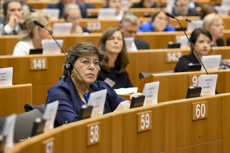 Fotografie 5: 3rd meeting of the Joint Parliamentary Scrutiny Group on Europol- Presentation of JPSG priorities by Presidential Troika 2018-2019