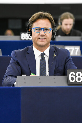 Fotografija 4: Angelo CIOCCA in the EP in Strasbourg