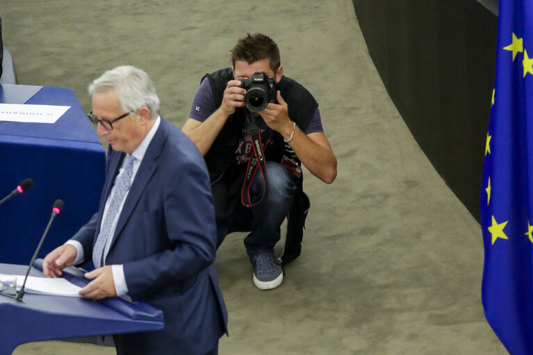 Fotografia 13: State of the Union 2018 -  statement by Jean-Claude JUNCKER, President of the EC