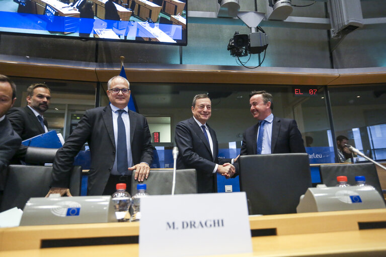 ECON Committee meeting. Monetary Dialogue with Mario DRAGHI, President of the European Central Bank.