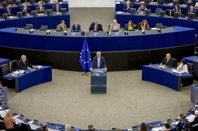 Foto 12: State of the Union 2018 -  statement by Jean-Claude JUNCKER, President of the EC