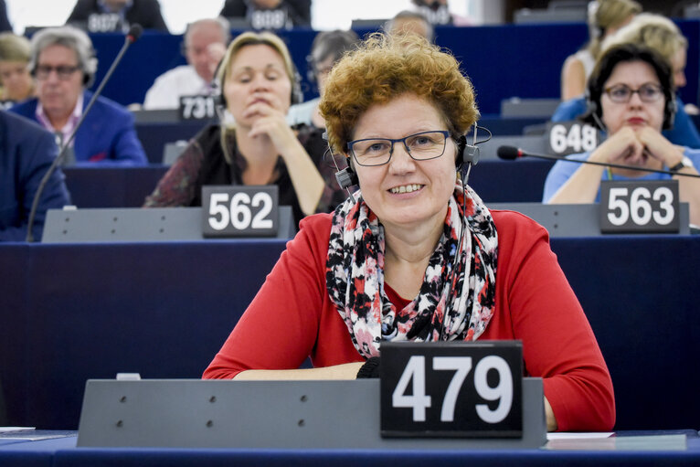 Billede 7: Maria HEUBUCH in the EP in Strasbourg