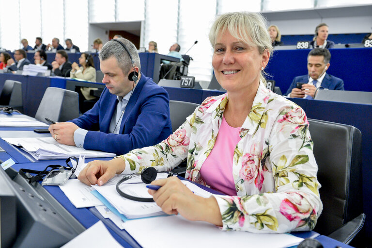 Billede 4: Nadine MORANO in the EP in Strasbourg