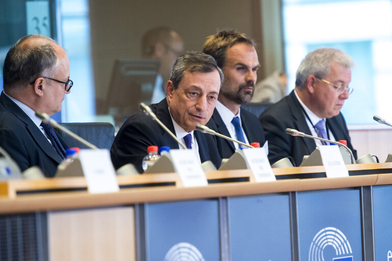 ECON committee meeting. Monetary Dialogue with Mario DRAGHI, President of the European Central Bank.