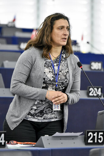 Foto 1: Rosa D'AMATO in the EP in Strasbourg