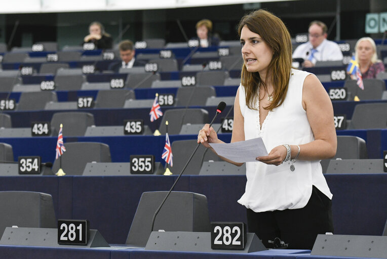 Foto 6: Laura FERRARA in the EP in Strasbourg