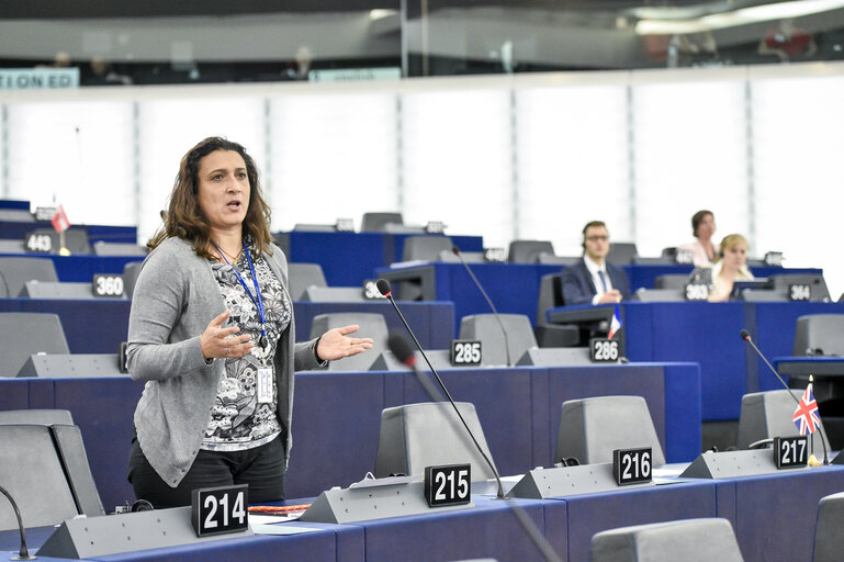 Zdjęcie 6: Rosa D'AMATO in the EP in Strasbourg