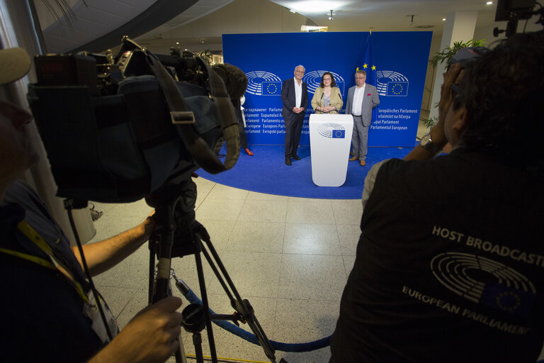 Fotagrafa 17: Press Point with German MEPs