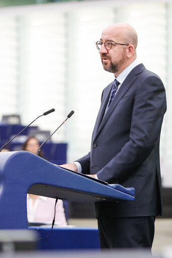 Photo 7 : EP Plenary session - Conclusions of the special European Council meeting of 30-31 May 2022