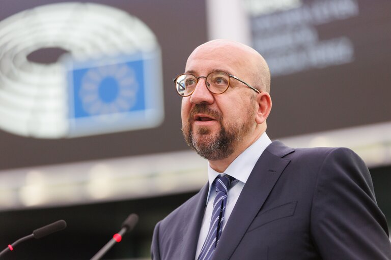 Fotografi 8: EP Plenary session - Conclusions of the special European Council meeting of 30-31 May 2022