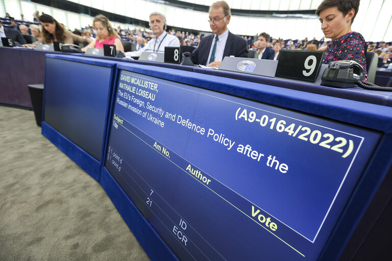 Foto 5: EP Plenary session  - Voting session