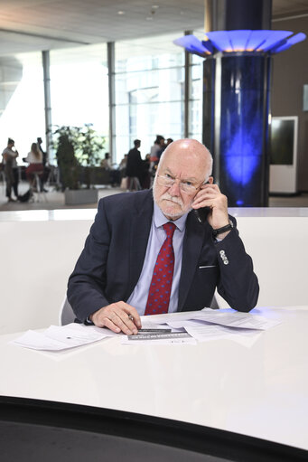 Foto 3: Joachim STARBATTY in the European Parliament in Brussels