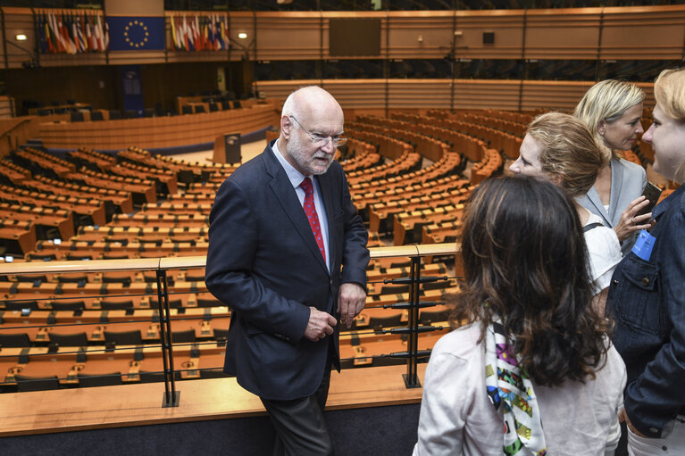 Foto 7: Joachim STARBATTY in the European Parliament in Brussels