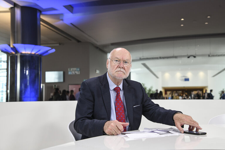 Foto 4: Joachim STARBATTY in the European Parliament in Brussels