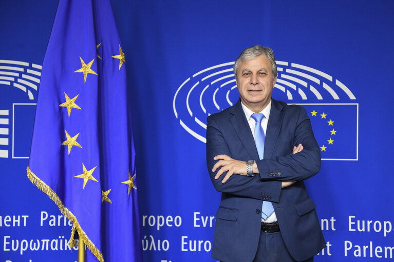 Photo 3 : Lefteris CHRISTOFOROU in the EP in Brussels