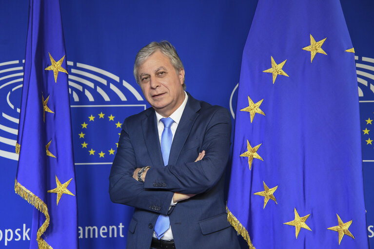 Photo 1 : Lefteris CHRISTOFOROU in the EP in Brussels