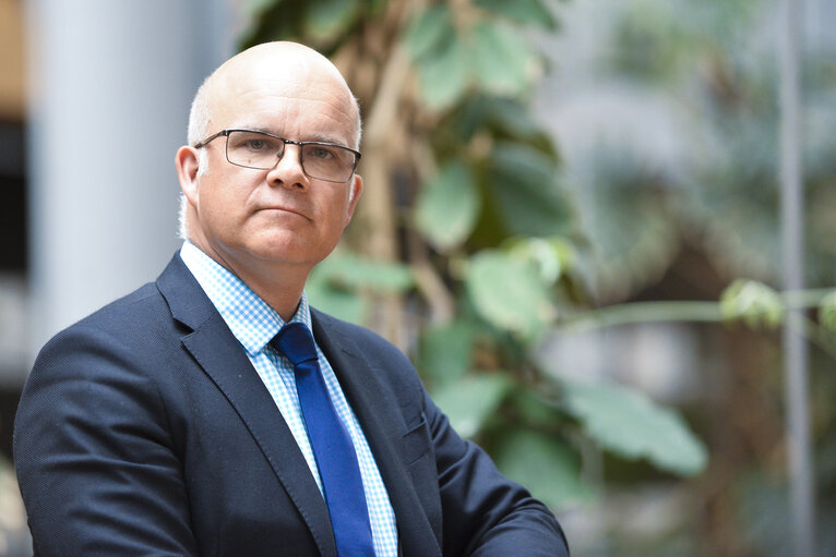 Valokuva 14: Aleksander GABELIC in the European Parliament in Strasbourg