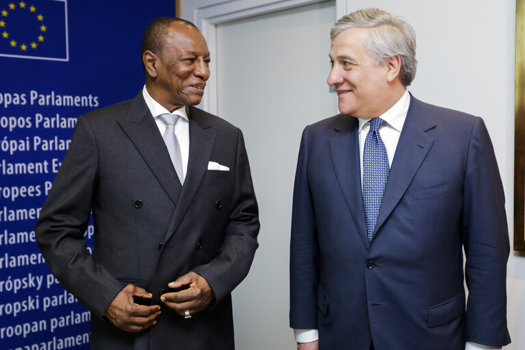 Fotografi 7: Official visit of the President of Guinea.Bilateral meeting