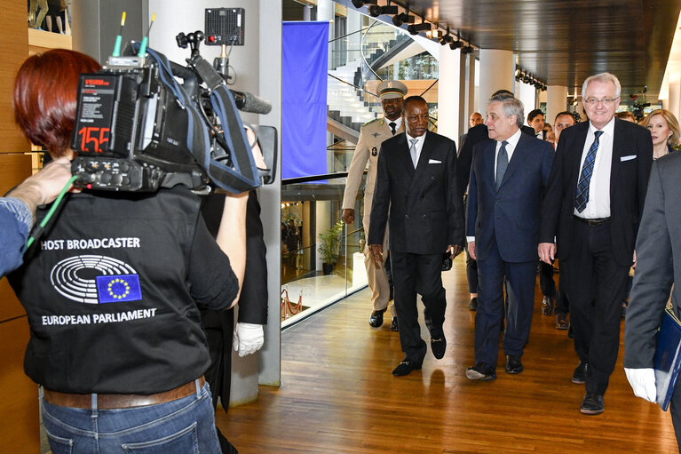 Fotografia 7: Official visit of the President of Guinea.Bilateral meeting