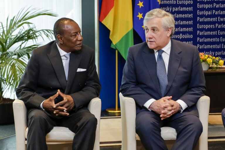 Fotografi 4: Official visit of the President of Guinea.Bilateral meeting