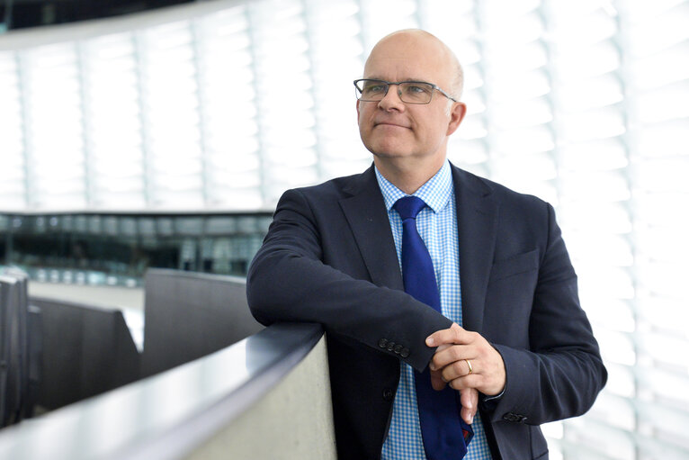 Aleksander GABELIC in the European Parliament in Strasbourg