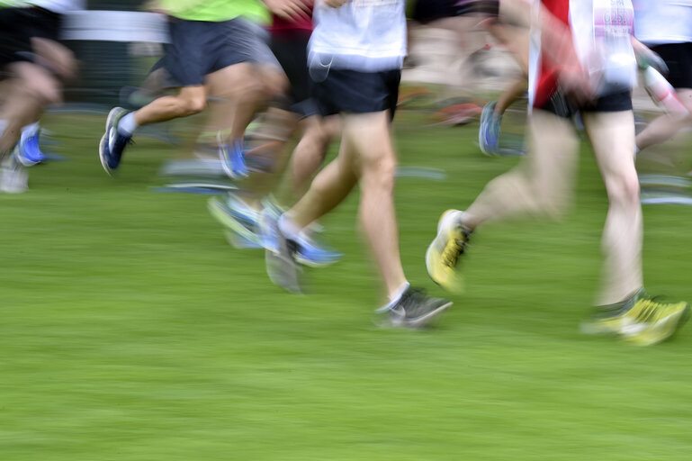 20 km of Brussels running race start