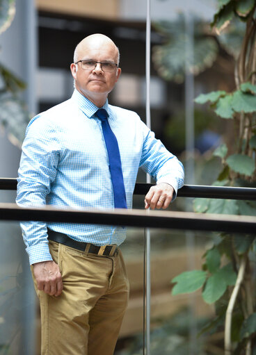 Aleksander GABELIC in the European Parliament in Strasbourg