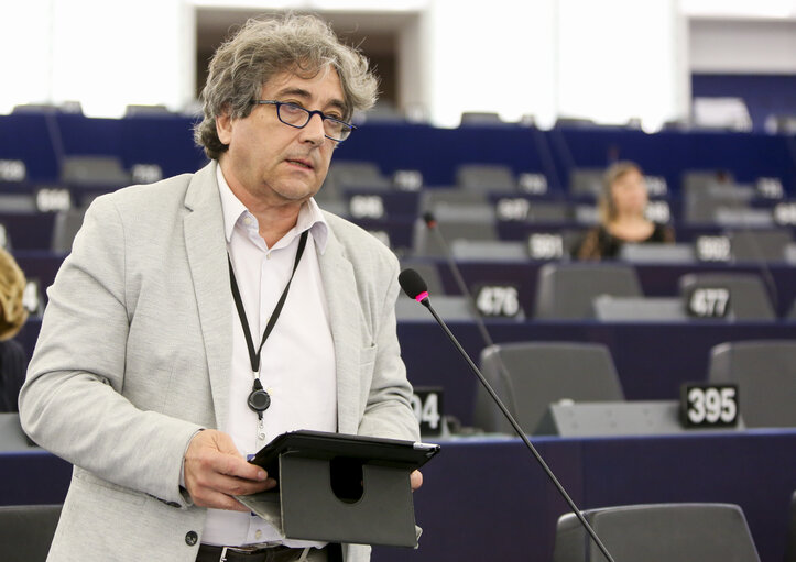 Fotografija 3: Ricardo SERRAO SANTOS in plenary session in Strasbourg