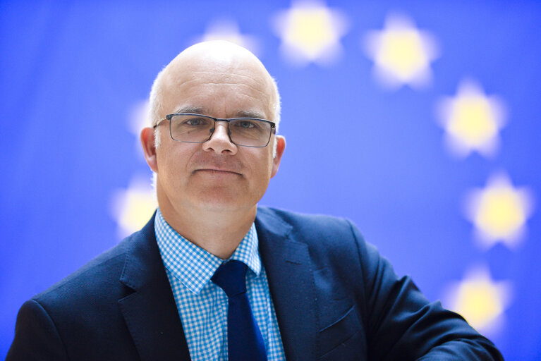 Aleksander GABELIC in the European Parliament in Strasbourg