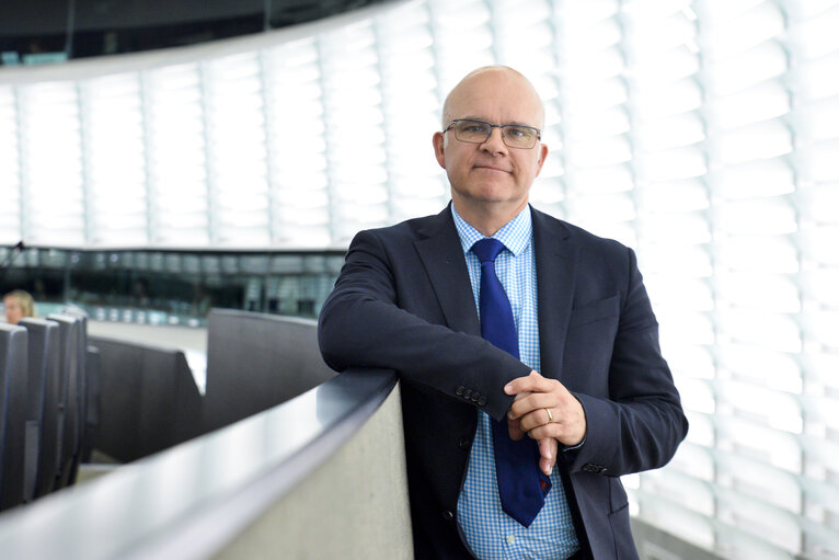 Fotografi 9: Aleksander GABELIC in the European Parliament in Strasbourg