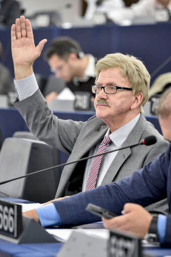 Fotografi 8: Thomas MANN in the EP in Strasbourg