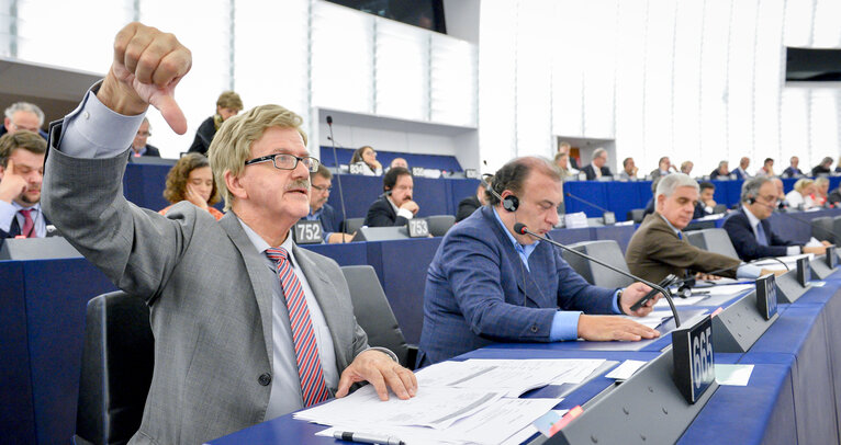 Fotagrafa 7: Thomas MANN in the EP in Strasbourg