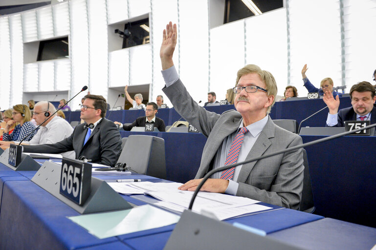 Photo 5 : Thomas MANN in the EP in Strasbourg