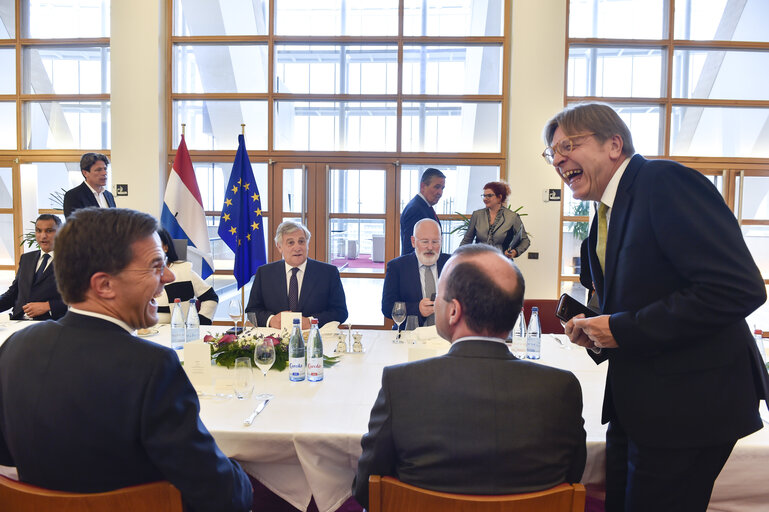 Foto 7: Visit of the Prime Minister of the Netherlands - Official lunch