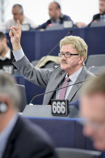 Fotografi 2: Thomas MANN in the EP in Strasbourg