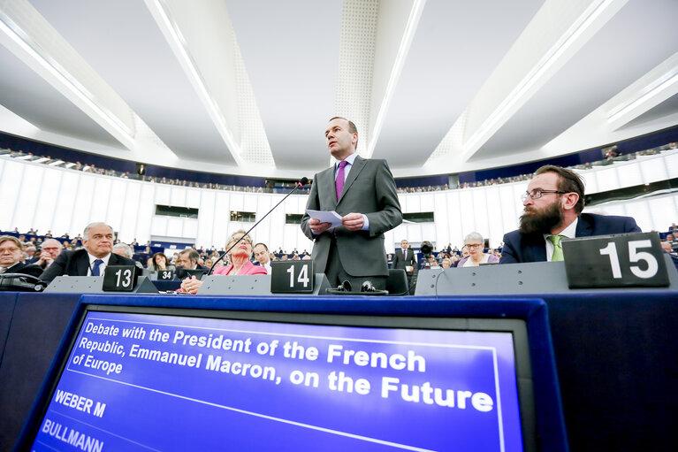 Снимка 46: Debate with the President of the French Republic on the Future of Europe