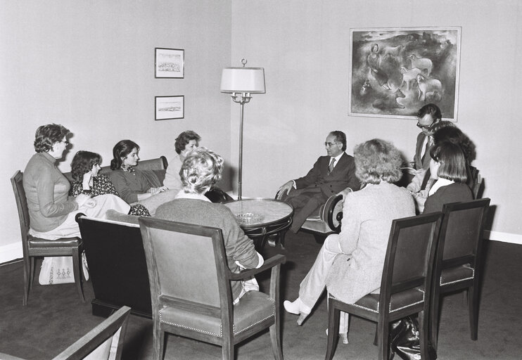 Fotografie 3: Meeting with the President of the EP