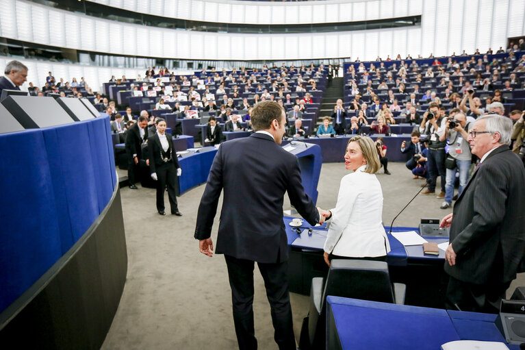 Photo 31: Debate with the President of the French Republic on the Future of Europe