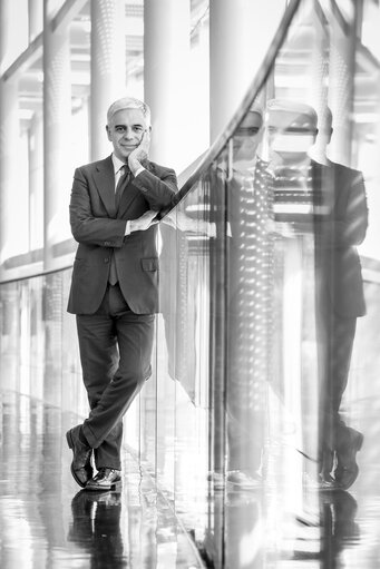 Photo 12: Stefano MAULLU in the European Parliament in Strasbourg