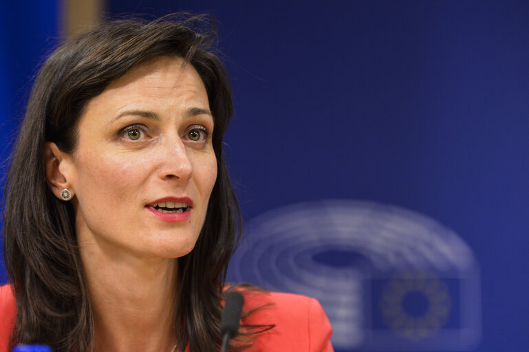 Fotografia 19: High Level Conference '  Shaping our digital future: the challenge of the digital revolution. '- Press conference